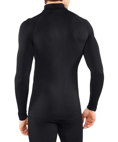 Falke MW Zip Shirt Tight Heren Zwart