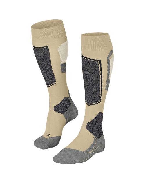 Falke SK4 advanced Skisokken Dames Straw