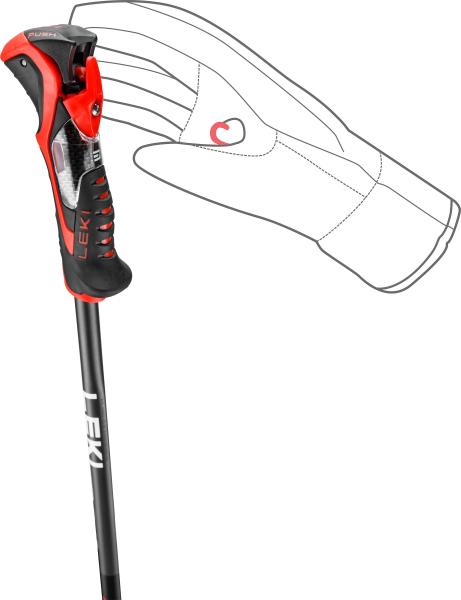 Leki Airfoil 3D Skistok Unisex Zwart 2026