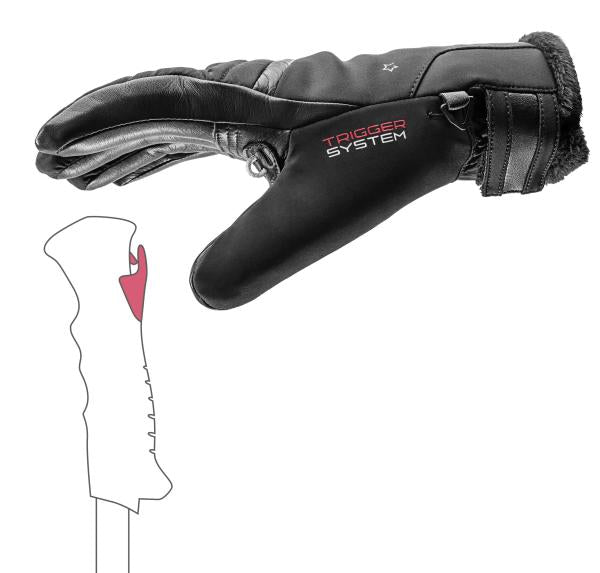 Leki Snowfox 3D Skihandschuh Unisex Schwarz