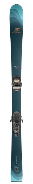 Stöckli Nela 86 + Squire 11D Ski Dames Blauw