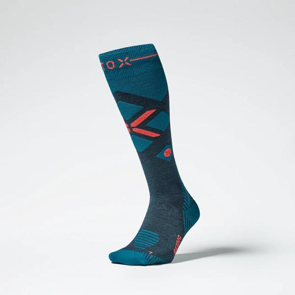 Stox Merino Skisokken Heren Blauw