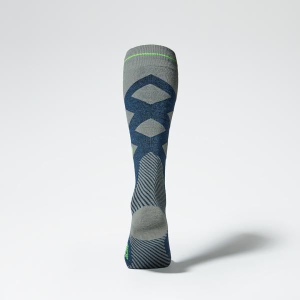Stox Merino Skisokken Heren Blauw Groen