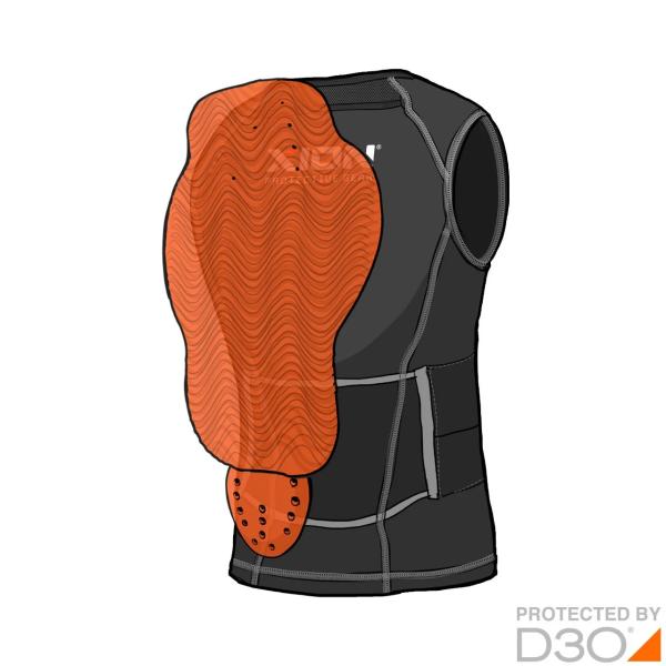 Xion Vest Freeride EVO Protectiekleding Heren Zwart