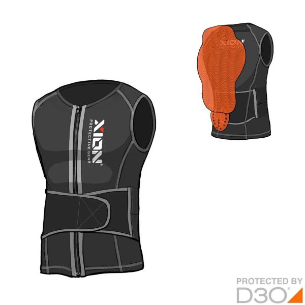 Xion Vest Freeride EVO Protectiekleding Heren Zwart