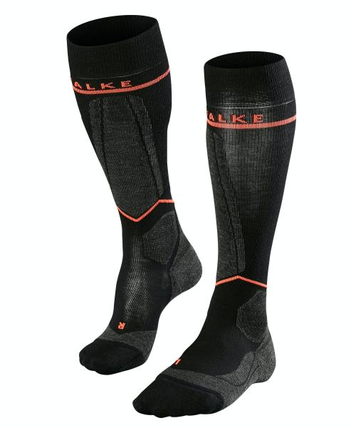 Falke_SK_Energizing_Wool_Dames_Black_Neon_Red_2021