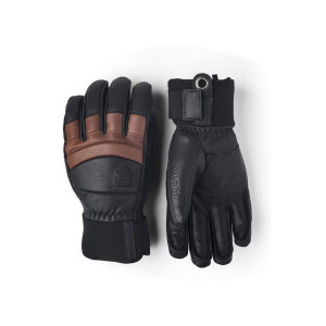 Hestra_Fall_Line_5_finger_Handschoen_Unisex_Zwart_Bruin_2023_2